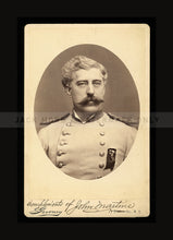 Load image into Gallery viewer, Signed Photo of National Guard General J.G. Martine - Gurney New York 1870s Rare