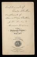 Load image into Gallery viewer, Famous Sideshow Little Person Tom Thumb "Fairy Wedding" 1863 CDV Photo