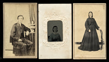 Load image into Gallery viewer, 1860s Photo Lot CDVs & Tinted Tintype Athens & Atlanta Georgia Photographers