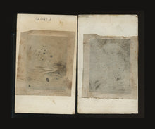 Load image into Gallery viewer, antique tintype set woman in mourning clothes - 1870s photo - taken on same day