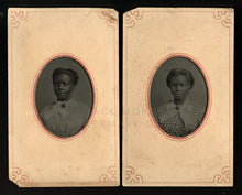 Load image into Gallery viewer, Antique 1800s Tintype Photos African American Black Teen Girls Friends / Sisters