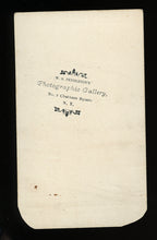 Load image into Gallery viewer, Rare Mourning CDV Photo 1860s Civil War Soldier Orphan Girl - Sad Quote!