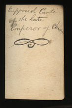 Load image into Gallery viewer, RARE 1860S CDV ALBUMEN PHOTO EMPEROR OF CHINA / CHINESE PHOTOGRAPHER