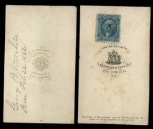 Load image into Gallery viewer, new orleans louisiana cdv photos 1860s id'd boy & father? civil war tax stamp