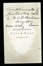 Load image into Gallery viewer, Rare Signed / Autographed CDV of Civil War Confederate General Robert E. Lee