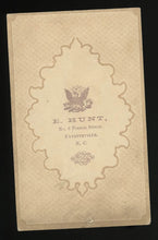 Load image into Gallery viewer, RARE Civil War Confederate Battle Flags CDV Fayetteville North Carolina 1860s