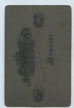 Load image into Gallery viewer, Antique Cabinet Photo Little Girl "High Fiving" Jack Russell Terrier Trick Dog