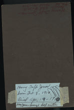 Load image into Gallery viewer, Post Mortem Photo ID'd Baby OUR DARLING in Coffin Died of Pneumonia in Ohio 1910