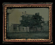 Load image into Gallery viewer, Color Outdoor Ambrotype Photo House or Building Jailhouse in Minnesota? 1800s