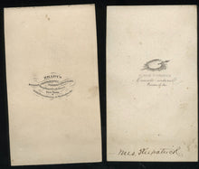 Load image into Gallery viewer, 2 Rare 1860s CDVs General Judson Kilpatrick & Wives, Brady, Civil War Soldier