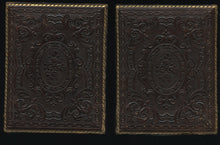 Load image into Gallery viewer, Double 1/4 Ambrotype Man Wife Daughter in Tinted Blue Dress