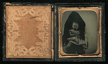 Load image into Gallery viewer, Rare Hidden Father Ambrotype! 1/6 Photo 1850s Hidden Mother Int Creepy Unusual