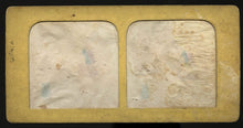 Load image into Gallery viewer, Antique Tissue Stereoview Photo ~ A Night In Hell