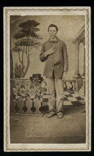 Load image into Gallery viewer, Civil War Soldier Probably Western California Photographer 1860s CDV Photo