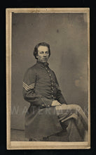Load image into Gallery viewer, Civil War Soldier SGT WM. ORR 153RD NEW YORK VOL. INFANTRY 1860 CDV Photo - WIA?