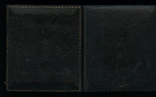 Load image into Gallery viewer, 1/4 Daguerreotype of Handsome Man with Large Tie & Sideburns 1840s