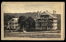 Load image into Gallery viewer, Beautiful 1860s CDV Photo Big House or Hotel New Hampshire - Civil War Tax Stamp