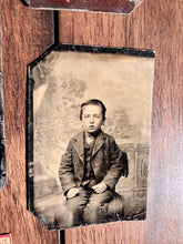 Load image into Gallery viewer, Lot Of 17 Antique 1860s - 1870s Tintype Photos Including Widow and/or Mourning