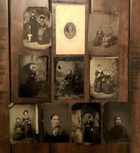 Load image into Gallery viewer, Antique / 1800s Tintype Photo Lot - All Women And Girls