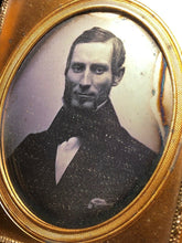 Load image into Gallery viewer, 1850s Daguerreotype Handsome Man Seals Mostly Intact Boston School
