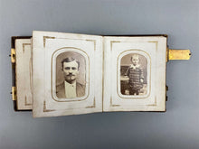 Load image into Gallery viewer, 1860s Photo Album with CDVS, Some ID'd