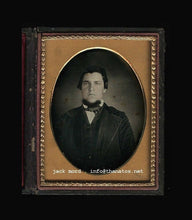 Load image into Gallery viewer, 1/4 Daguerreotype ID'd Civil War Vet Samuel Axtell Kitch 7th Illinois Cavalry