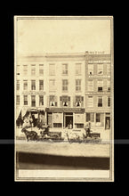 Load image into Gallery viewer, Civil War Era Detroit Street Scene Daguerreotype Storefront, Signs, Advertising