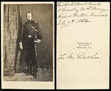 Load image into Gallery viewer, Civil War Soldier ID'd Lt Charles Brooks 5th Cavalry US Army Died Ft Monroe 1862