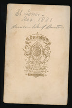 Load image into Gallery viewer, Snow Scene ID'd Civil War Confederate Vet in Saint Louis Missouri Dated 1881