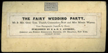 Load image into Gallery viewer, Famous Sideshow Little Person Tom Thumb "Fairy Wedding" 1863 Stereoview Photo