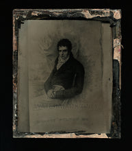Load image into Gallery viewer, Rare Ambrotype Engraving Steamboat Inventor Robert Fulton Photographed in Book!