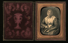 Load image into Gallery viewer, 1/4 Jeremiah Gurney Daguerreotype Quaker Woman Wearing Bonnet - Sealed 1850s
