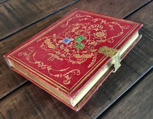 Load image into Gallery viewer, Emotional 1/4 Post Mortem Ambrotype - Beautiful Red Leather Book Style Case