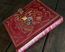 Load image into Gallery viewer, Emotional 1/4 Post Mortem Ambrotype - Beautiful Red Leather Book Style Case