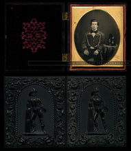Load image into Gallery viewer, Rare 1850s Daguerreotype Photo of a Fireman in Uniform in Rare Fireman Case