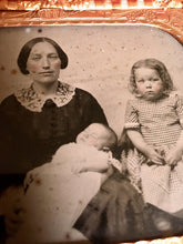 Load image into Gallery viewer, Emotional 1/4 Post Mortem Ambrotype - Beautiful Red Leather Book Style Case