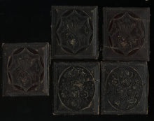 Load image into Gallery viewer, daguerreotype lot tennessee family w black nanny slave tinted doll pre civil war