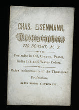 Load image into Gallery viewer, Rare Sideshow Circus CDV Photos - Trained Birds & Trainer by Eisenmann