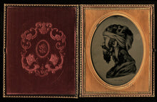 Load image into Gallery viewer, Large, HALF PLATE Unusual Antique Photo Painting Nude Women Rare Surreal Art