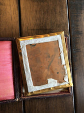 Load image into Gallery viewer, Daguerreotype Of Little Girl Holding Book - Tinted Flowers & Tablecloth _ Sealed