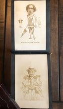 Load image into Gallery viewer, 1911 Atlantic City Boardwalk 34 Photo Album Caricatures Airplane Mirror Trick +