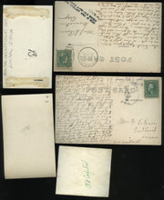 Load image into Gallery viewer, Antique c.1910s Iowa Photo Lot *6* Snapshot & Postcards TRAIN VINTON SHELLSBURG