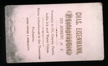 Load image into Gallery viewer, Rare Sideshow Circus CDV Photos - Trained Birds & Trainer by Eisenmann