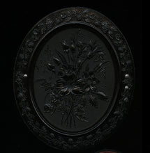 Load image into Gallery viewer, Antique Tintype Labrador Dog on Porch of House! Oval Case 1850s 1860s Pet Photo