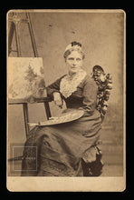 Load image into Gallery viewer, Antique Occupational Photo Female Landscape Artist Painter Concord New Hampshire