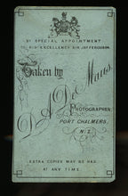 Load image into Gallery viewer, RARE Antique 1800s Photo Maori Child New Zealand Photographer De Maus