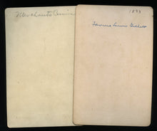 Load image into Gallery viewer, 1800s Photos ID'd Nebraska Lady incl Merchants' Carnival Banner Sign Advertising