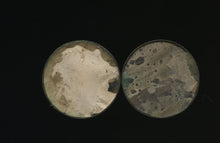 Load image into Gallery viewer, 2 Daguerreotype Miniatures Smiling Man & Woman Little Girls Affectionate Poses