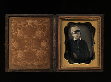 Load image into Gallery viewer, Too Cool Boy - Casual Pose in Kepi Cadet Hat - 1/9 1850s Sealed Daguerreotype