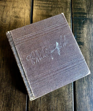 Load image into Gallery viewer, Wonderful Miniature BLUE CYANOTYPE Photo Album 1890s 1900s Train Bicycles Boxing Zoo